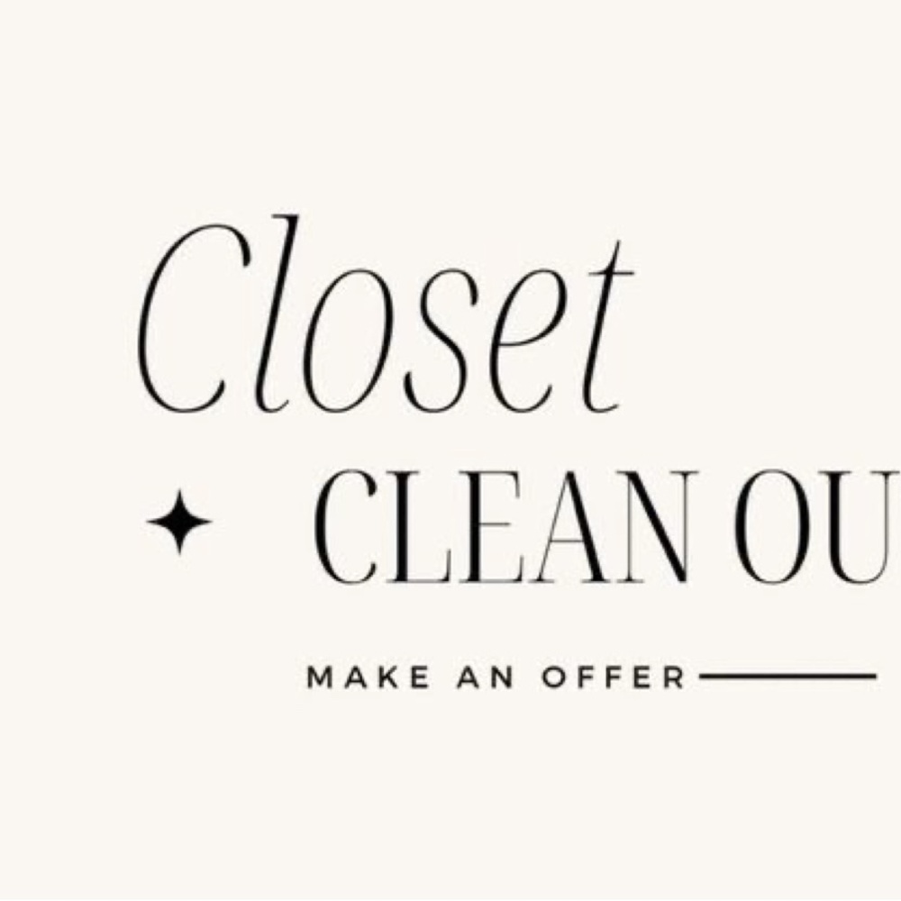 Closet Clean Out - Make an Offer